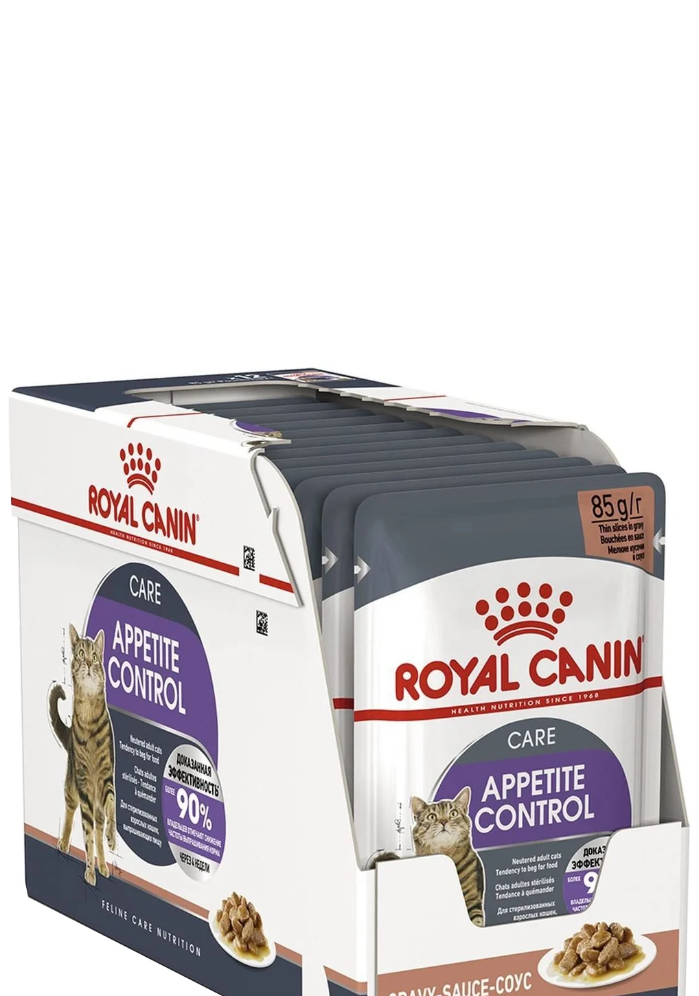 Влажный корм Royal Canin Appetite Control для взрослых кошек, в соусе 85 г