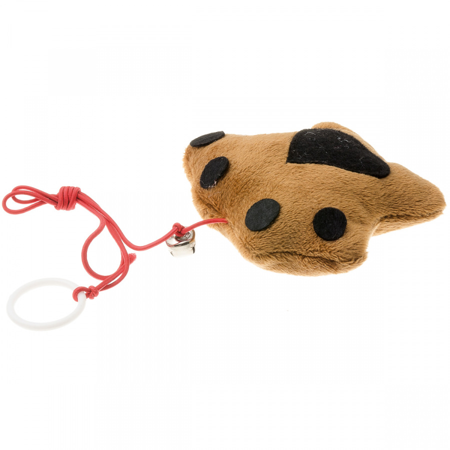 Плюшевая игрушка для кошек ZooOne Лапка с бубенчиком и мятой