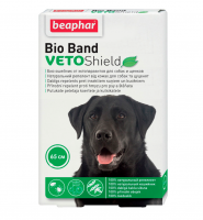 Ошейник для собак против блох, клещей, комаров Beaphar Bio Band зеленый, 65 см