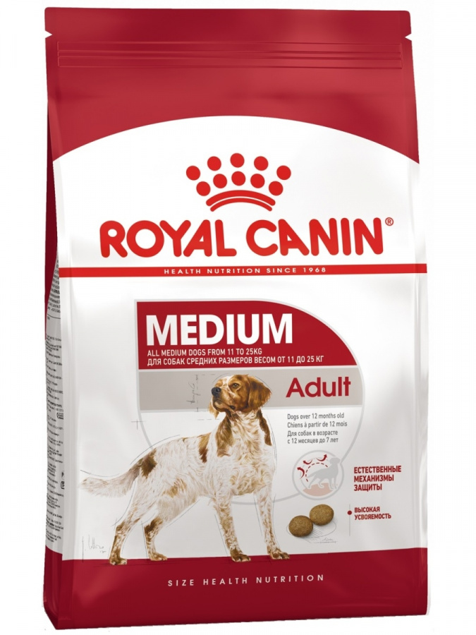 Корм сухой Royal Canin Medium Adult для собак средних пород 15 кг