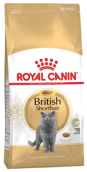 Корм сухой Royal Canin British Shorthair Adult для взрослых британских короткошерстных кошек 10 кг