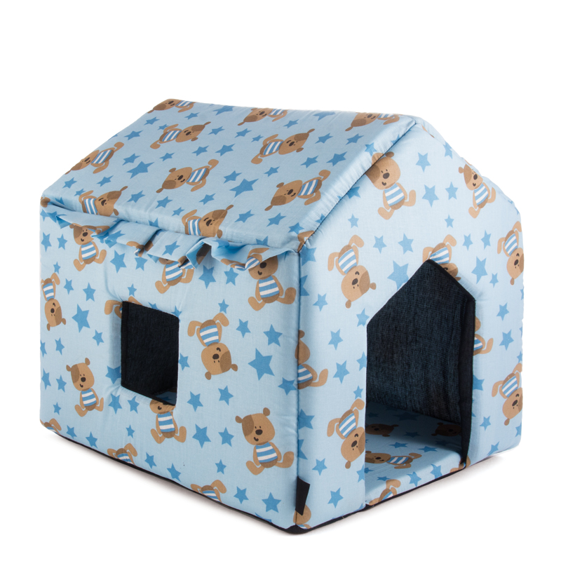 Домик-будка для кошек и собак мелких пород Gamma "Избушка", 360*400*380мм