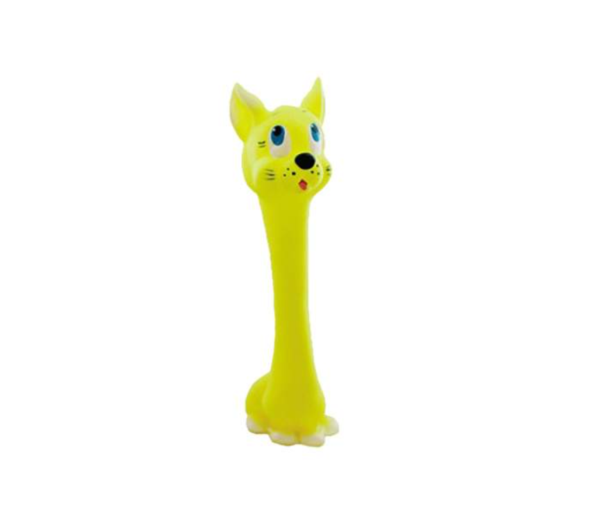 Игрушка для собак Зооник Гантель кошка, в ассортименте, 20 см