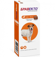 Таблетка Бравекто для собак весом 4,5-10 кг от блох и клещей, 1табл.