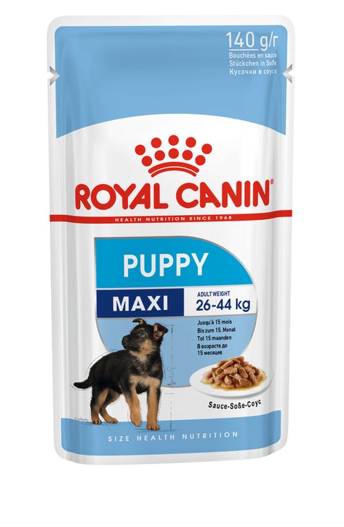 Влажный корм Royal Canin Maxi Puppy для щенков крупных размеров, в соусе 140 г 