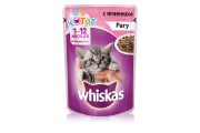 Влажный корм Whiskas для котят всех пород, рагу с ягненком, 85 г