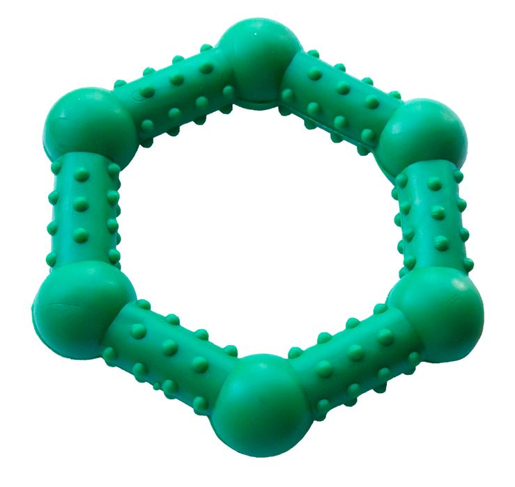 Игрушка для собак "Кольцо Молекула" с шипами 122мм (№2)