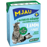 Влажный корм MJAU для кошек, мясной паштет с ягненком 380 г