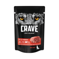 Влажный корм Crave для взрослых собак, с говядиной, 85 г
