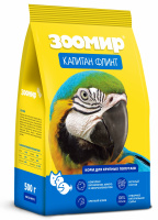 Корм для крупных попугаев и средних попугаев КАПИТАН ФЛИНТ,  500 г