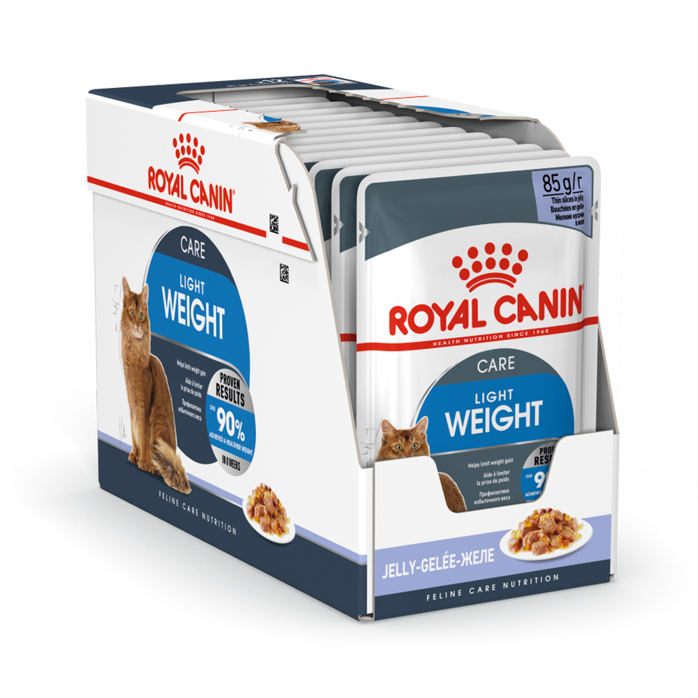 Влажный корм Royal Canin Ultra Light для взрослых кошек, контроль веса, в желе, 85 гр. 