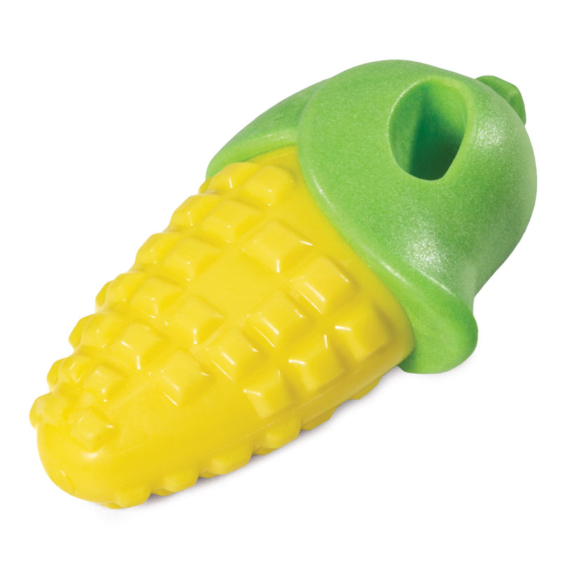 Игрушка для собак из термопластичной резины "Кукуруза", 13 см