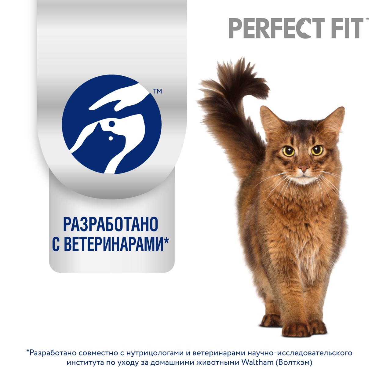 Сухой корм  для взрослых кошек PERFECT FIT «Здоровье почек» с лососем, 2.5кг