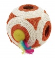 Игрушка для кошек Мяч, натуральное волокно, диам. 12 см