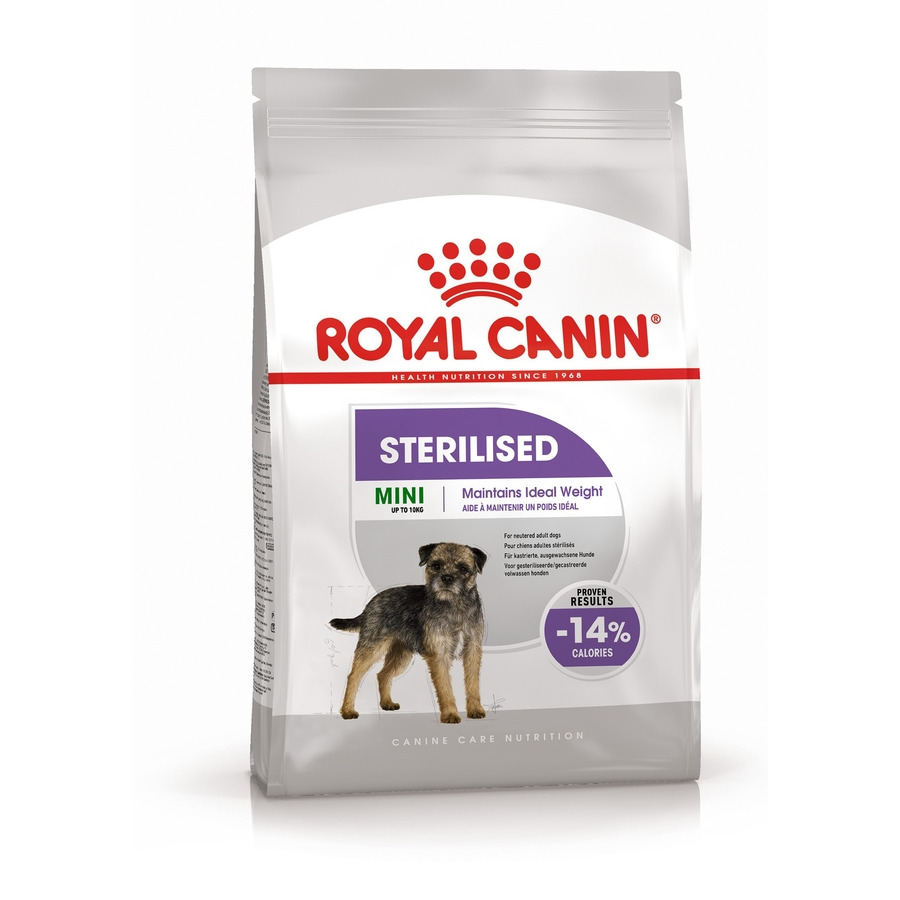 Корм сухой Royal Canin Mini Sterilised для взрослых  стерилизованных собак мелких размеров, склонных к набору веса 3 кг