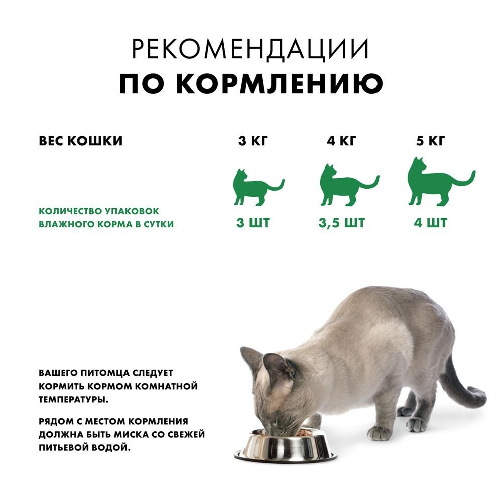 Влажный корм NUTRO для взрослых кошек, с ягнёнком, 70 г