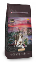 Корм сухой Landor Puppy для щенков всех пород, с уткой и рисом 3 кг