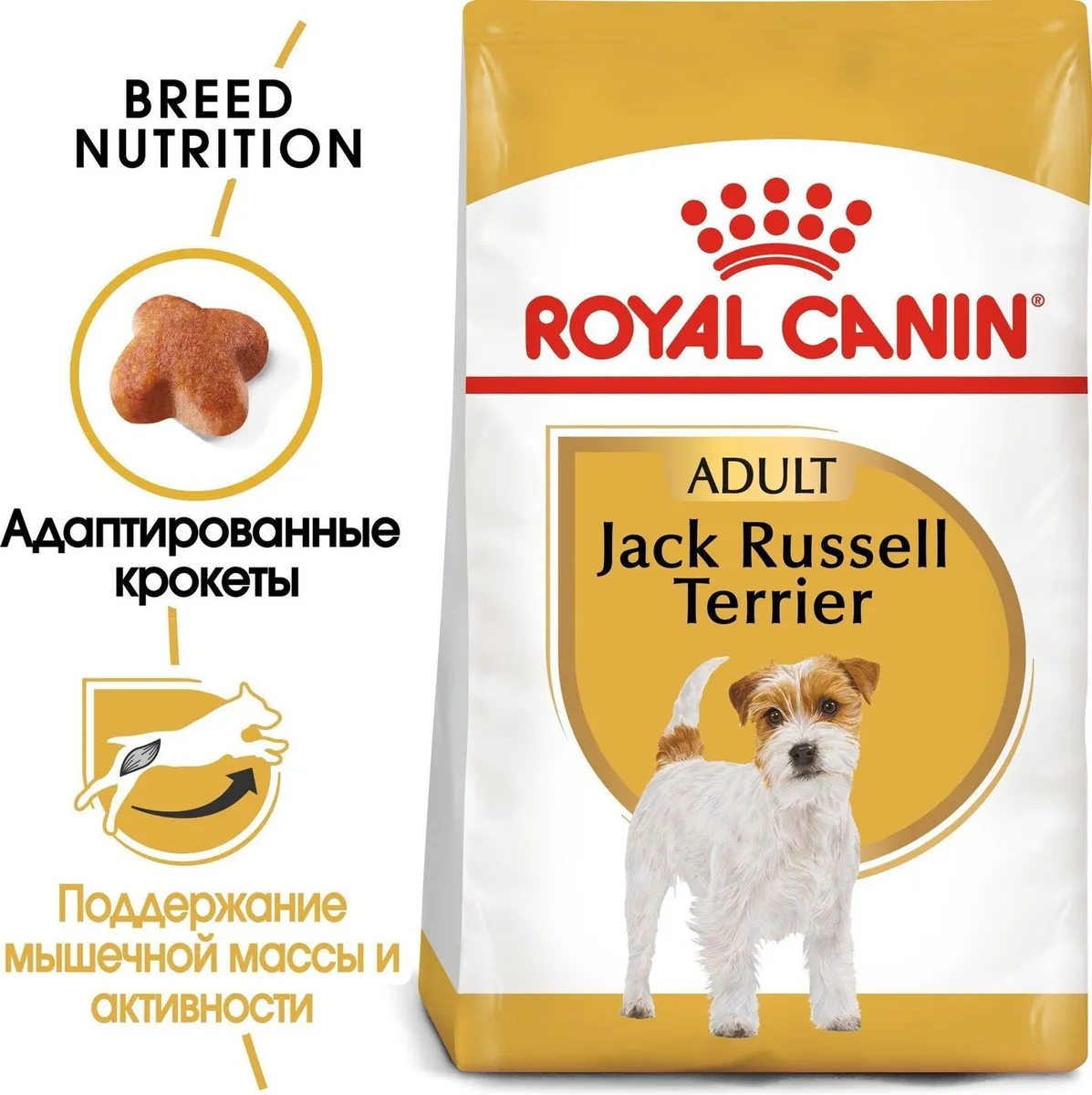 Корм сухой Royal Canin Jack Russell Adult для собак породы Джек Рассел Терьер, 500 г Корм сухой Royal Canin Jack Russell Adult для собак породы Джек Рассел Терьер, 500 г