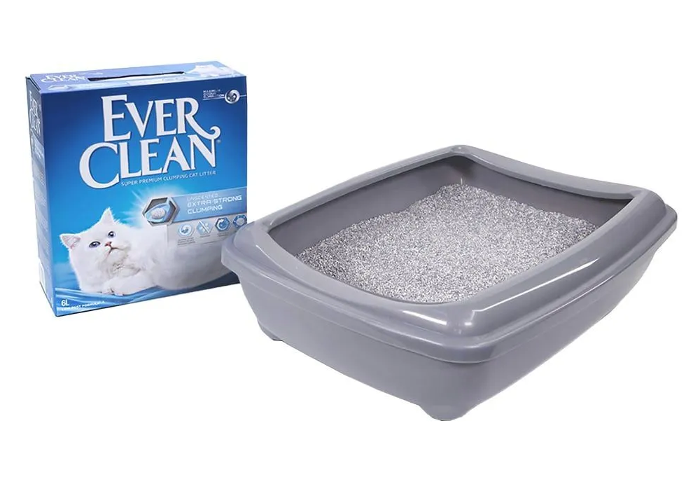 Наполнитель Ever Clean Extra Strong Clumping для кошачьего туалета, комкующийся, без ароматизатора, 10 кг.