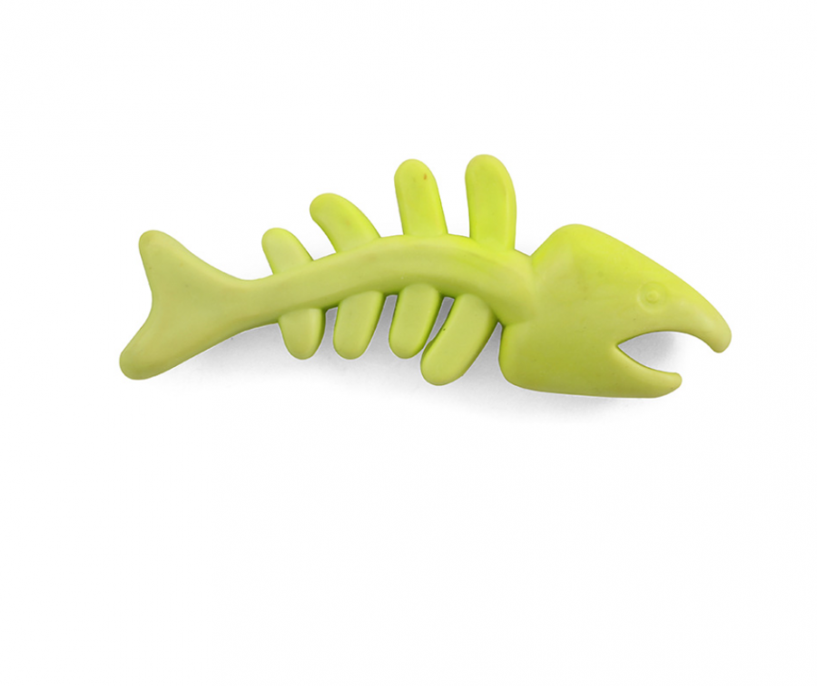 Игрушка для собак Triol Скелет рыбы, 13 см