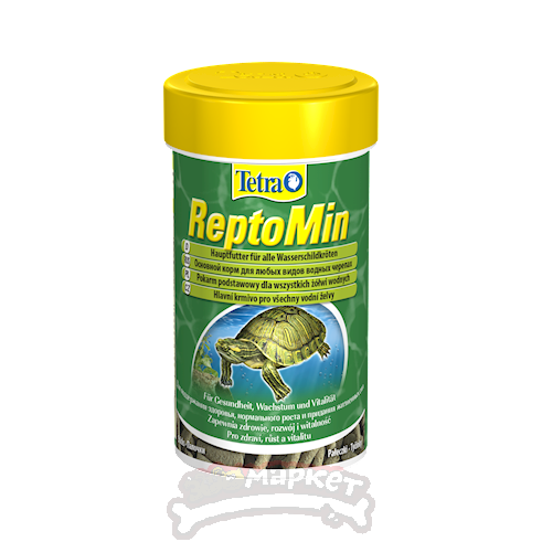 Корм TETRA ReptoMin для водных черепах, в виде палочек 250 мл