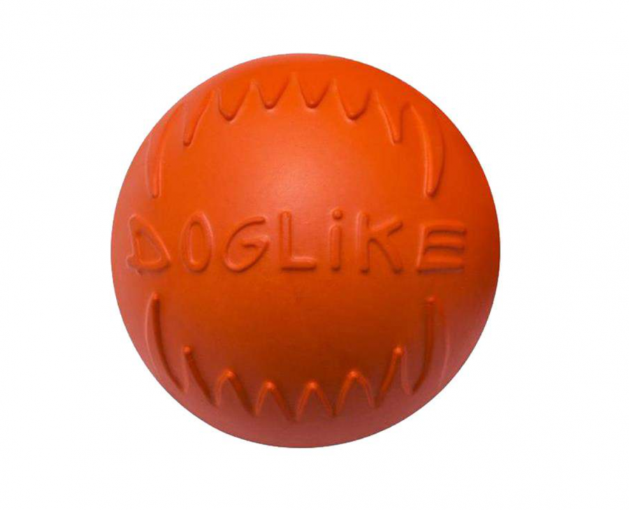 Мяч для собак DOGLIKE малый, оранжевый, 6.5 см