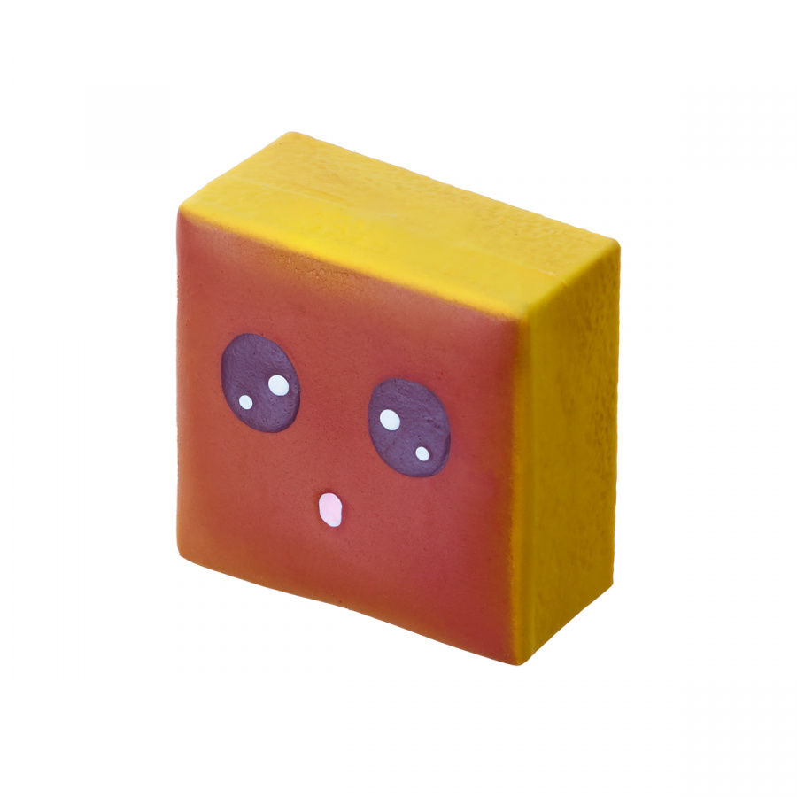 Игрушка для собак ZooOne "Десерт - Пирожное кубик" латекс  6 см