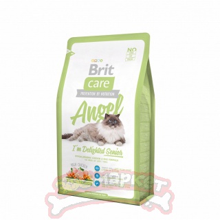 Корм BRIT Care Cat Angel Delighted Senior для пожилых кошек 400г