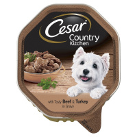 Влажный корм Cesar для взрослых собак, рагу из говядины и индейки, 150 г