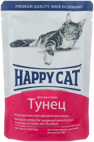 Влажный корм Happy Cat для взрослых кошек, с тунцом в желе 100 г
