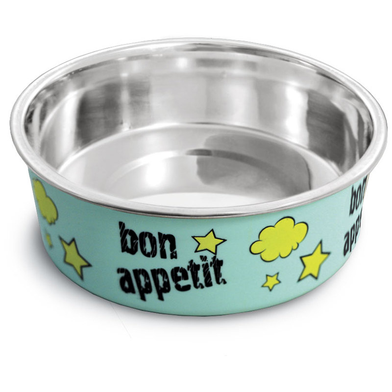 Миска для животных TRIOL металлическая на резинке Bon Appetit 0,25 мл