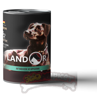 SENIOR DOGS LAMB AND RABBIT - Полноценный сбалансированный влажный корм для пожилых собак ягненок с кроликом