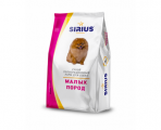 Корм SIRIUS - сухой полнорационный корм для взрослых собак мелких пород, 3 кг