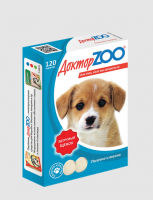 Мультивитамины для щенка Доктор ZOO "Здоровый щенок" с кальцием, 60 таб