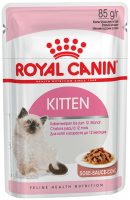 Влажный корм Royal Canin Kitten полнорационный для котят в возрасте до 12 месяцев (мелкие кусочки в соусе), 85 г
