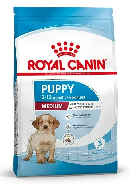Корм сухой Royal Canin Puppy Medium для щенков средних пород 3 кг