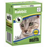 Влажный корм BOZITA для кошек и котят, с кроликом в желе, 370 г