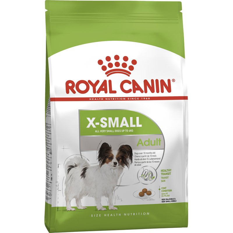 Корм сухой Royal Canin X-Small Adult для взрослых собак миниатюрных размеров, 500 г