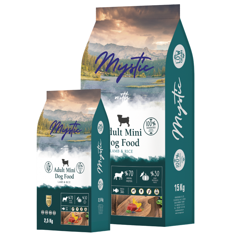 Сухой корм для собак мелких пород Mystic Adult Mini Dog Food Lamb & Rice с ягнёнком и рисом 2,5 кг