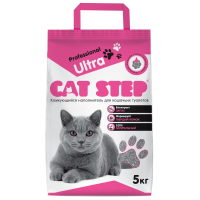 Наполнитель  Cat Step Professional Ultra для кошачьего туалета,  комкующийся 5 кг