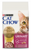 Сухой корм Cat Chow для взрослых кошек, для здоровья мочевыводящих путей, с высоким содержанием домашней птицы, 1,5 кг