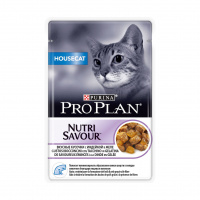 Влажный корм для домашних кошек Pro Plan Housecat с индейкой в желе, 85 г