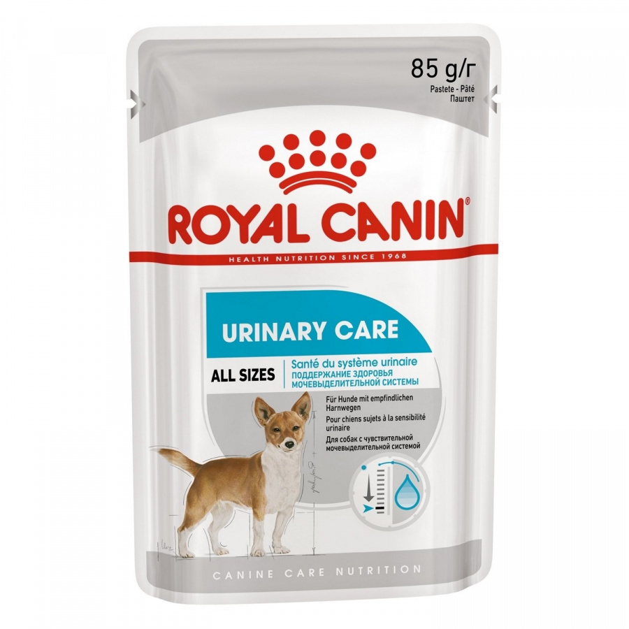 Влажный корм  Royal Canin для взрослых собак, с чувствительной мочевыделительной системой, паштет 85 г