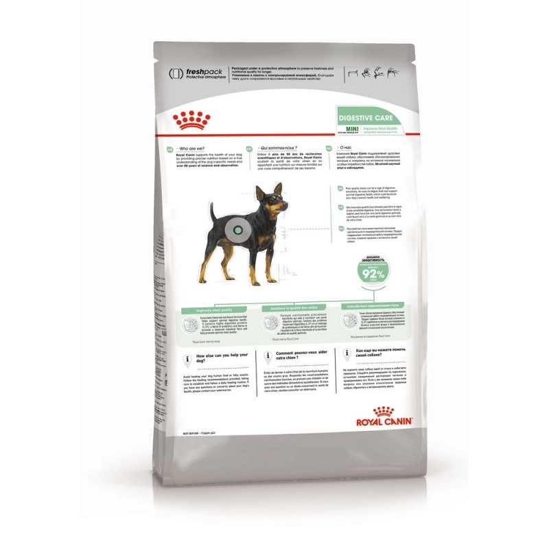 Корм сухой  Royal Canin Mini Digestive care для взрослых и стареющих собак мелких размеров с чувствительным пищеварением, 3 кг